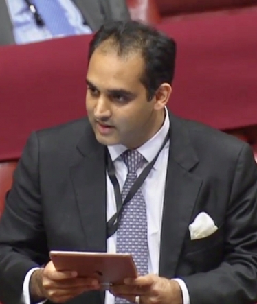 Lord Sarfraz maiden speech